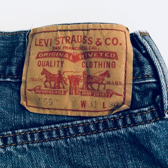 Levi’s Men’s 559 relaxed Straight Jeans Size 31/30 - Picture 4 of 6